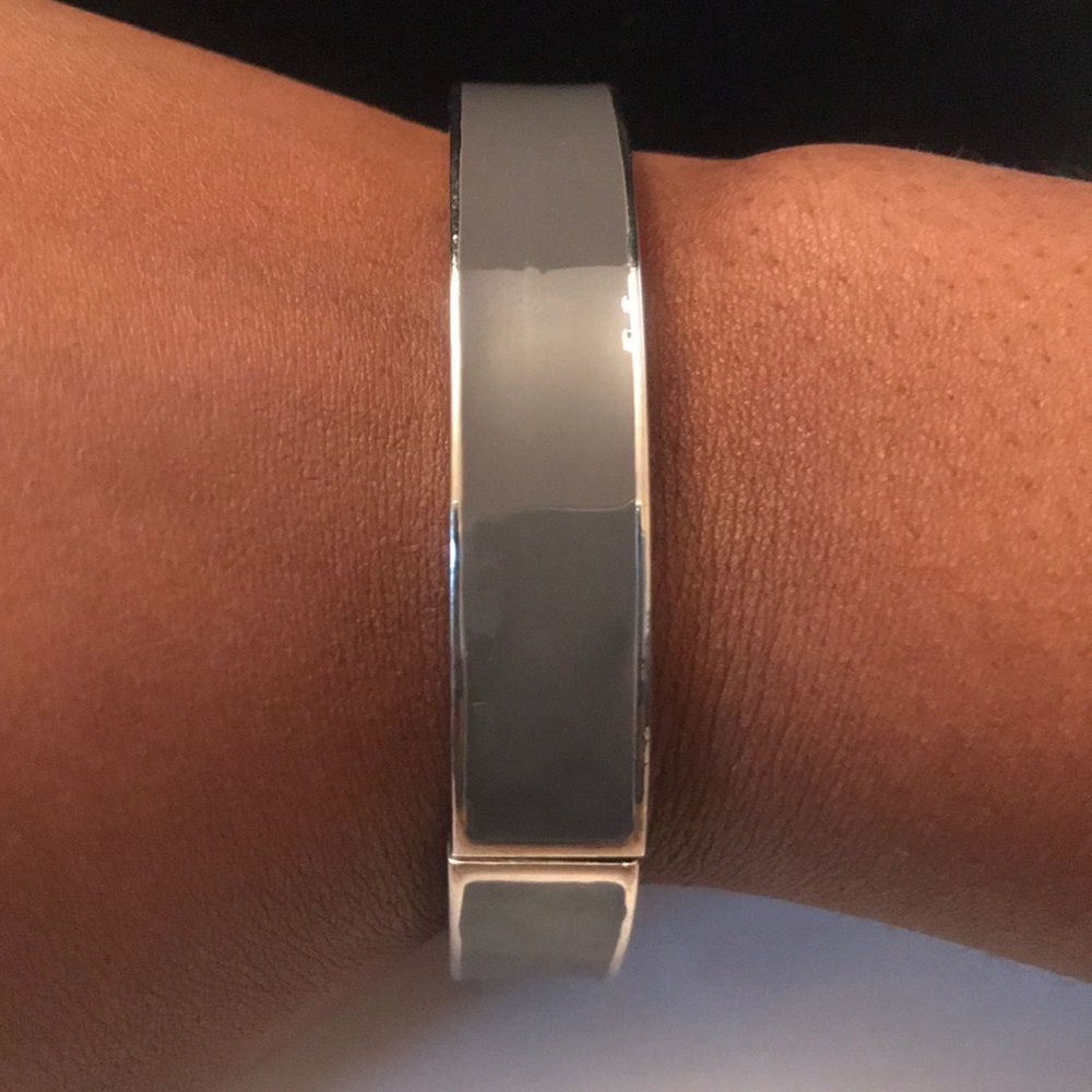 Two tone clamp bracelet